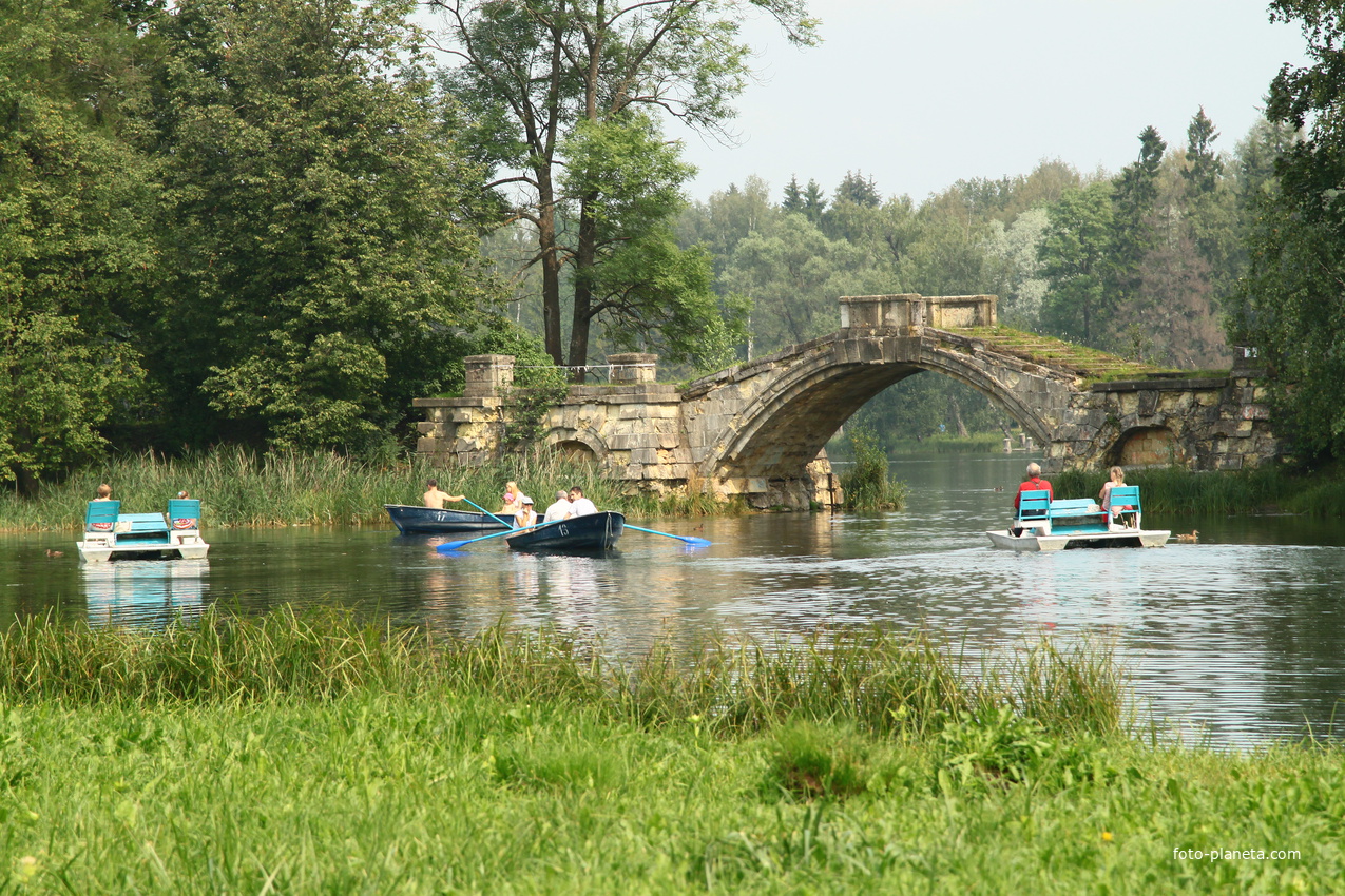 Дворцовый парк. Горбатый мост.