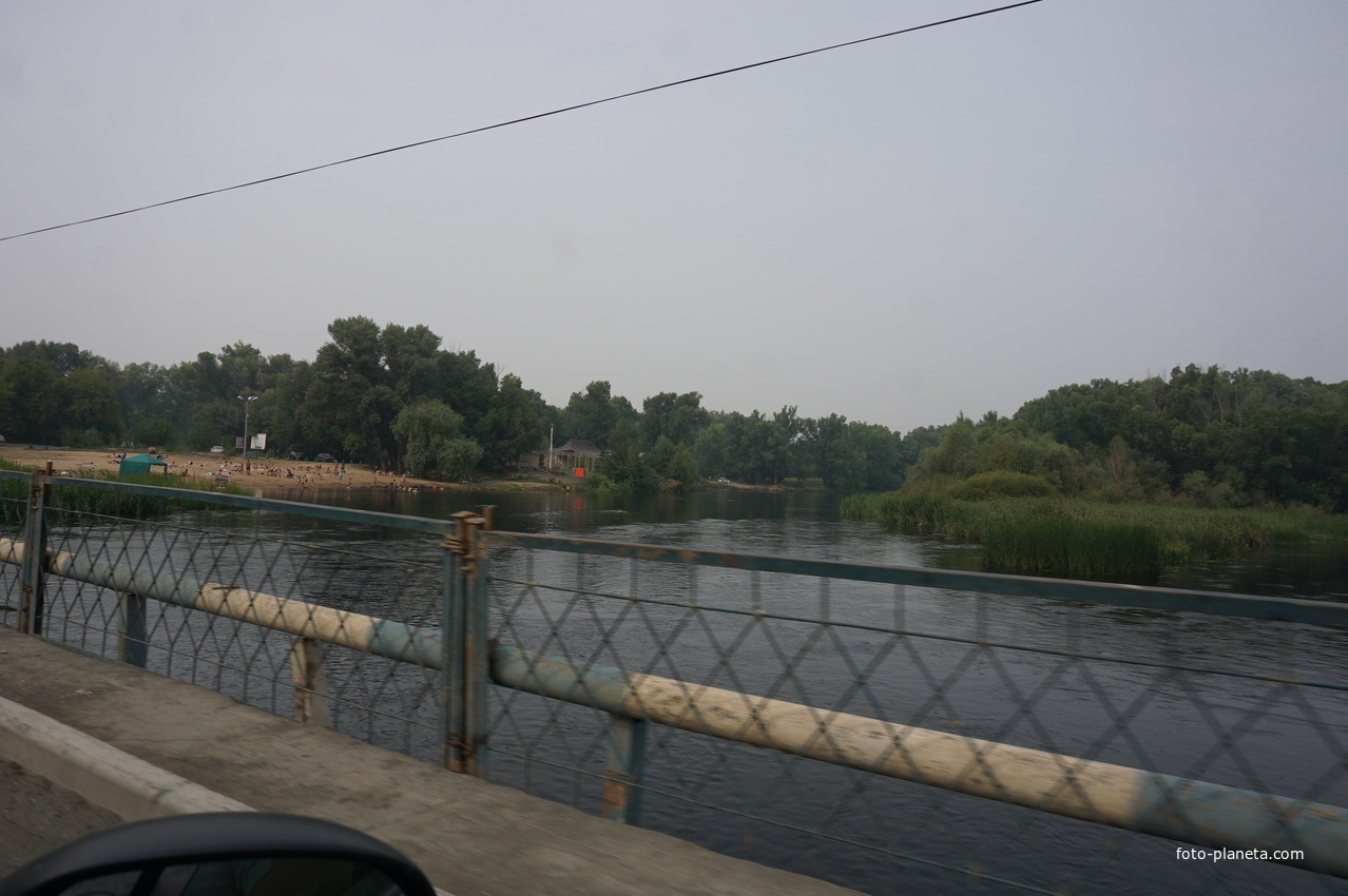 Река Урал.Нижний мост.