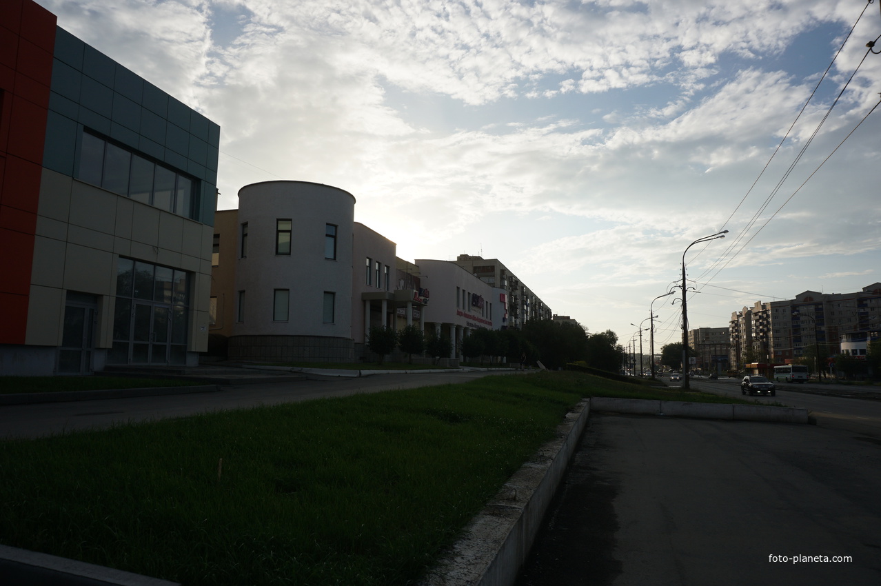 На проспекте Ленина.