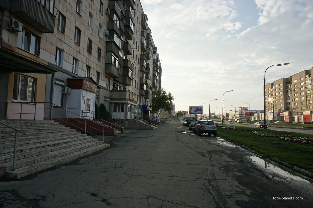 На проспекте Ленина.