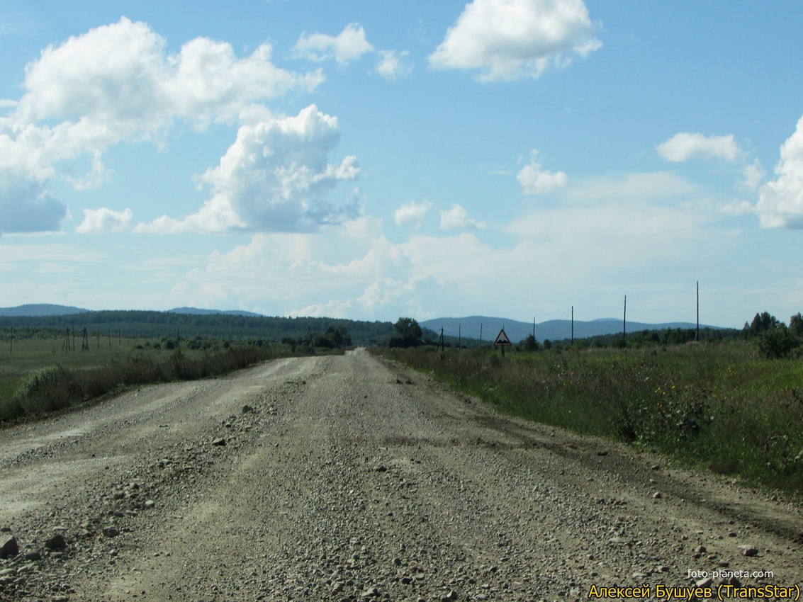 Дорога на Алдарак из Ивановки, 2016г.