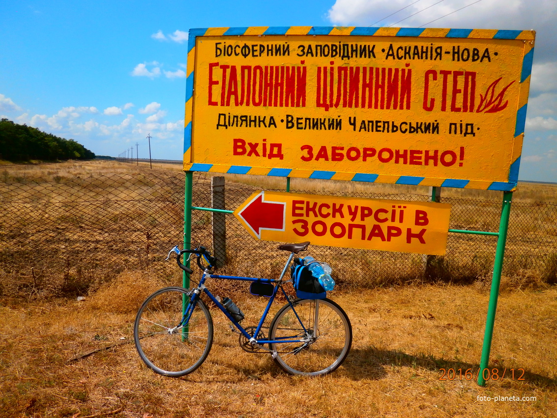 Асканія Нова -  оазис в степах  Херсонщини.