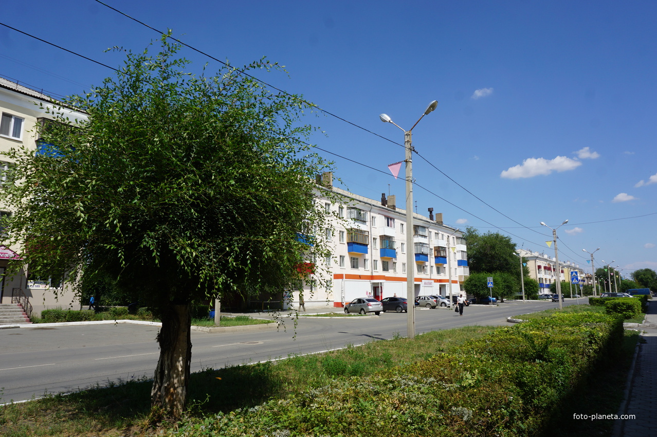 На улице Ленина.