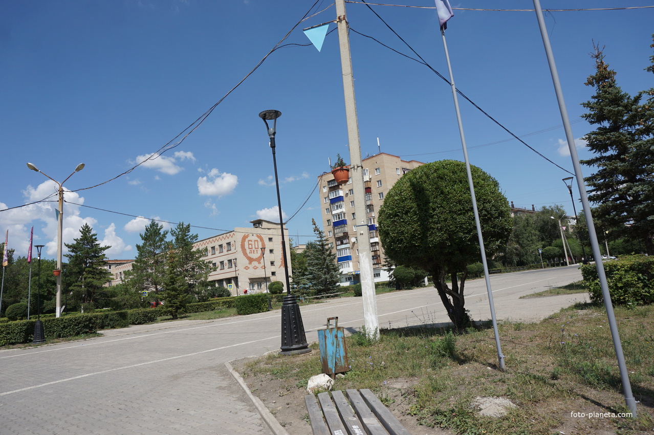 На улице Ленина.