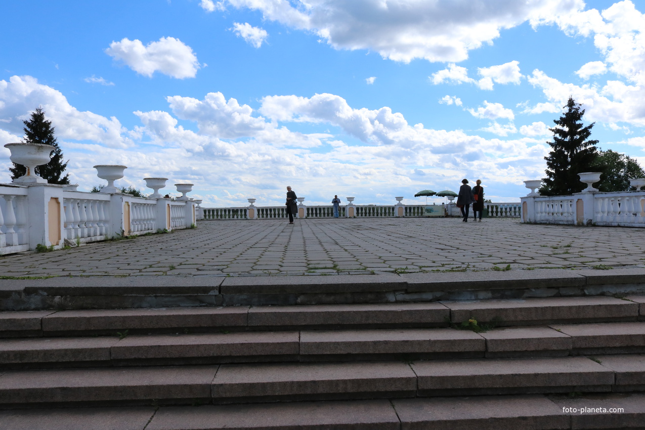 Центральный военный клинический сататорий Архангельское, терраса