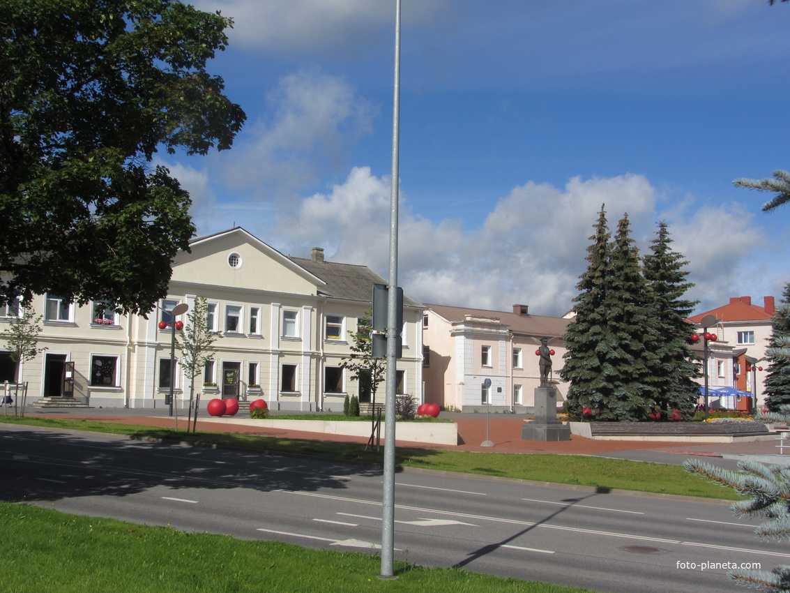 На площади в Йыхви