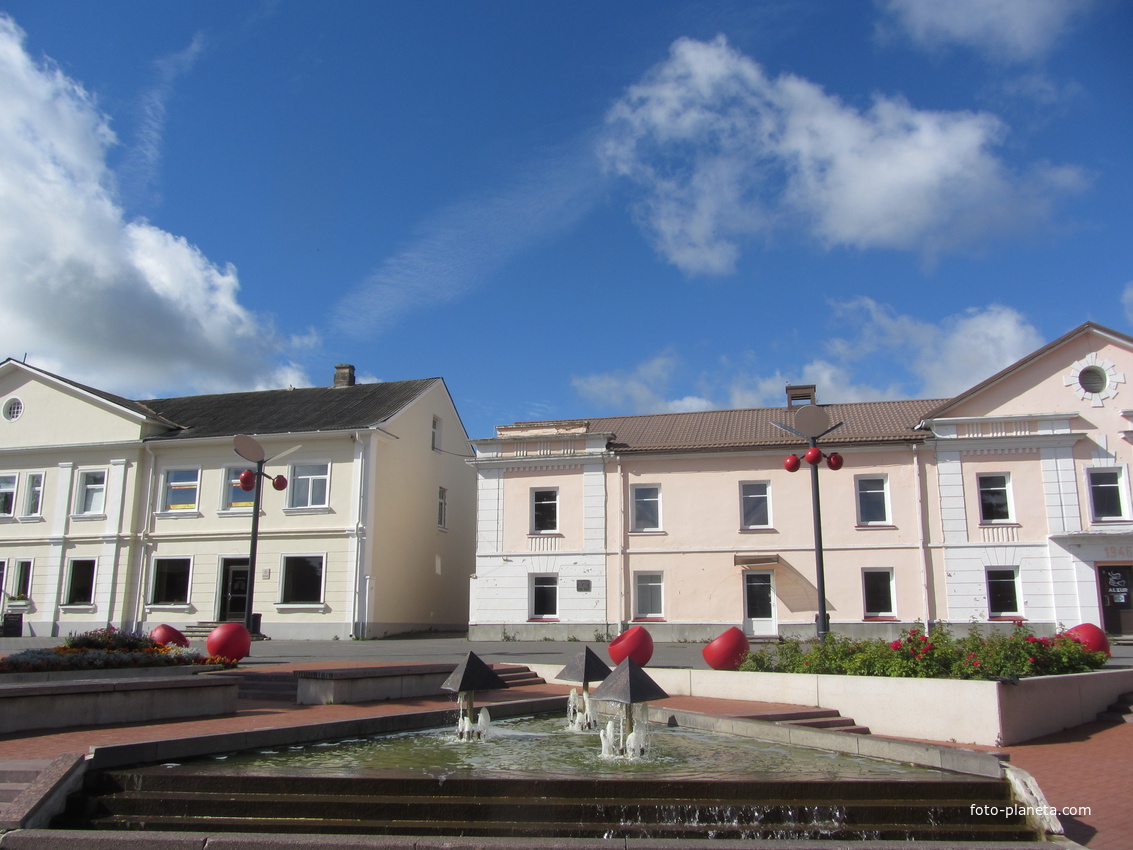 На площади в Йыхви