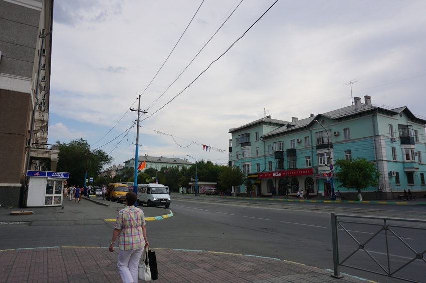 На проспекте Ленина.