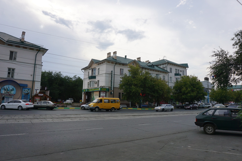 На проспекте Ленина.