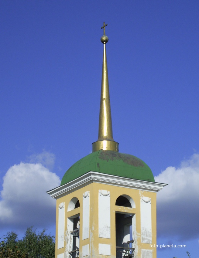 Музей-усадьба Кусково - Верхний ярус колокольни усадебной церкви.