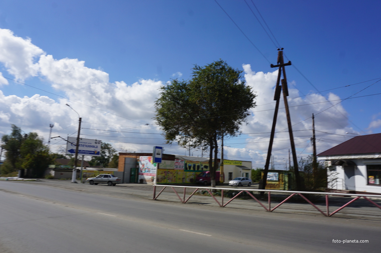 На кольце трамвая ОЗТП.