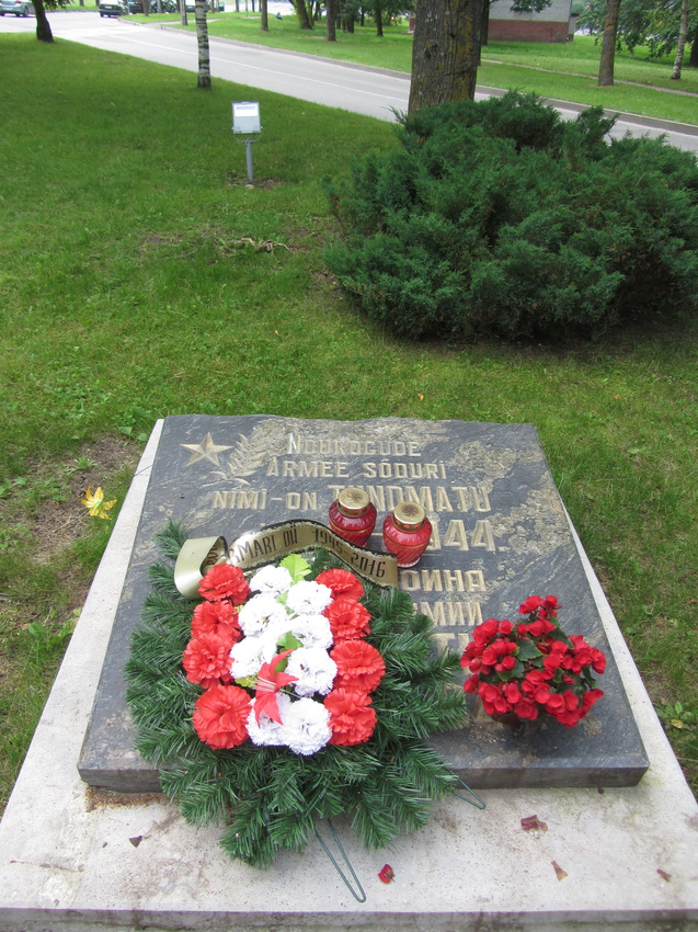 Памятный  пехотинец, моряк и летчик, другой ракурс, фрагмент