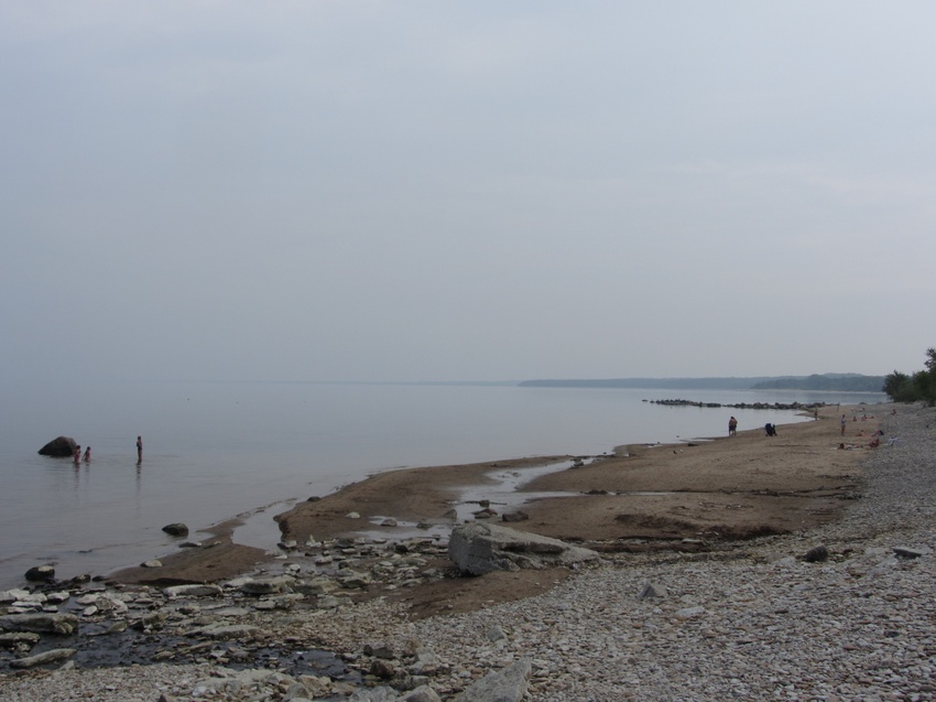 берег Финского залива в Силламяэ