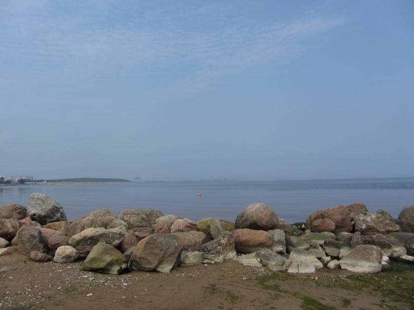 берег Финского залива в Силламяэ