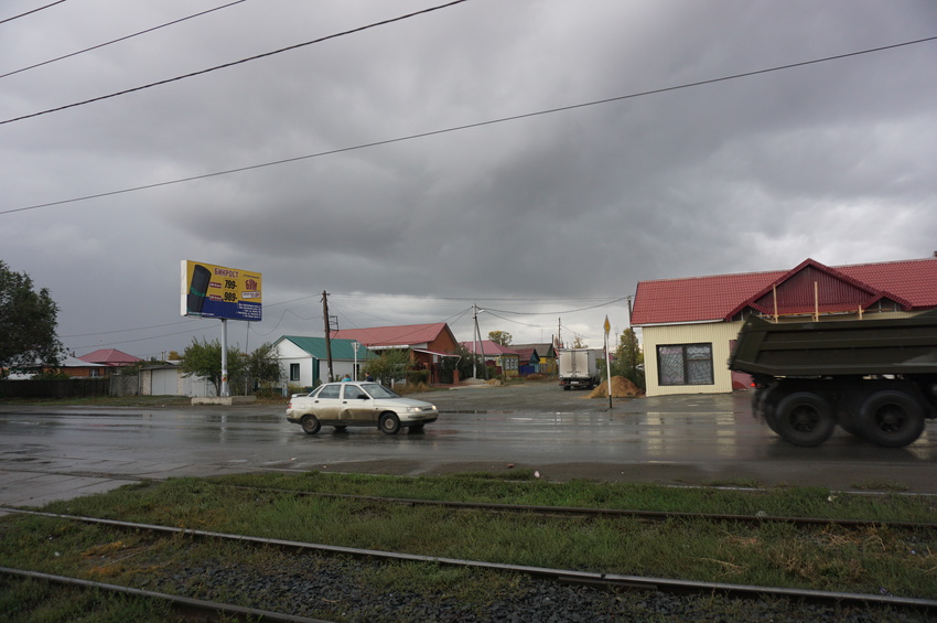 На улице Краснознамённой.