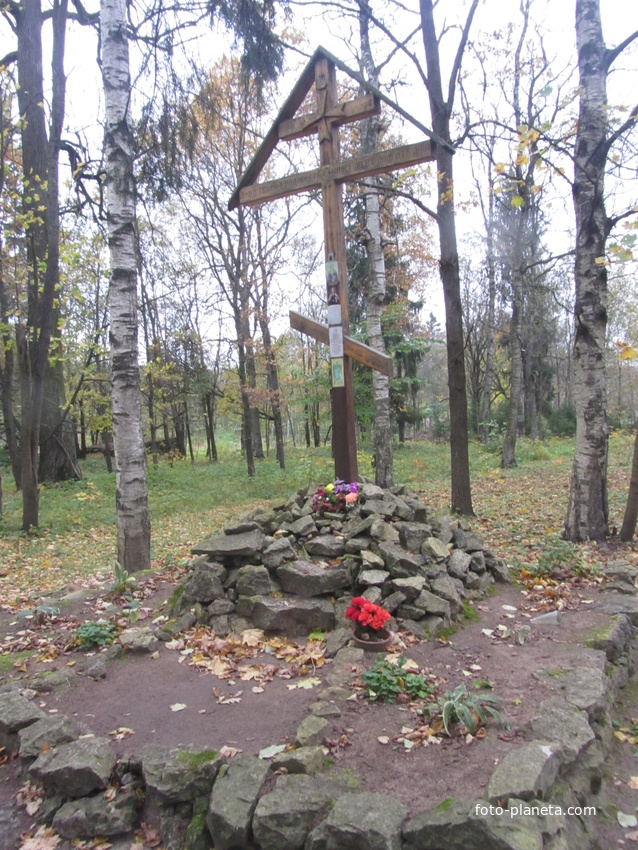 Парк Сильвия, памятный крест