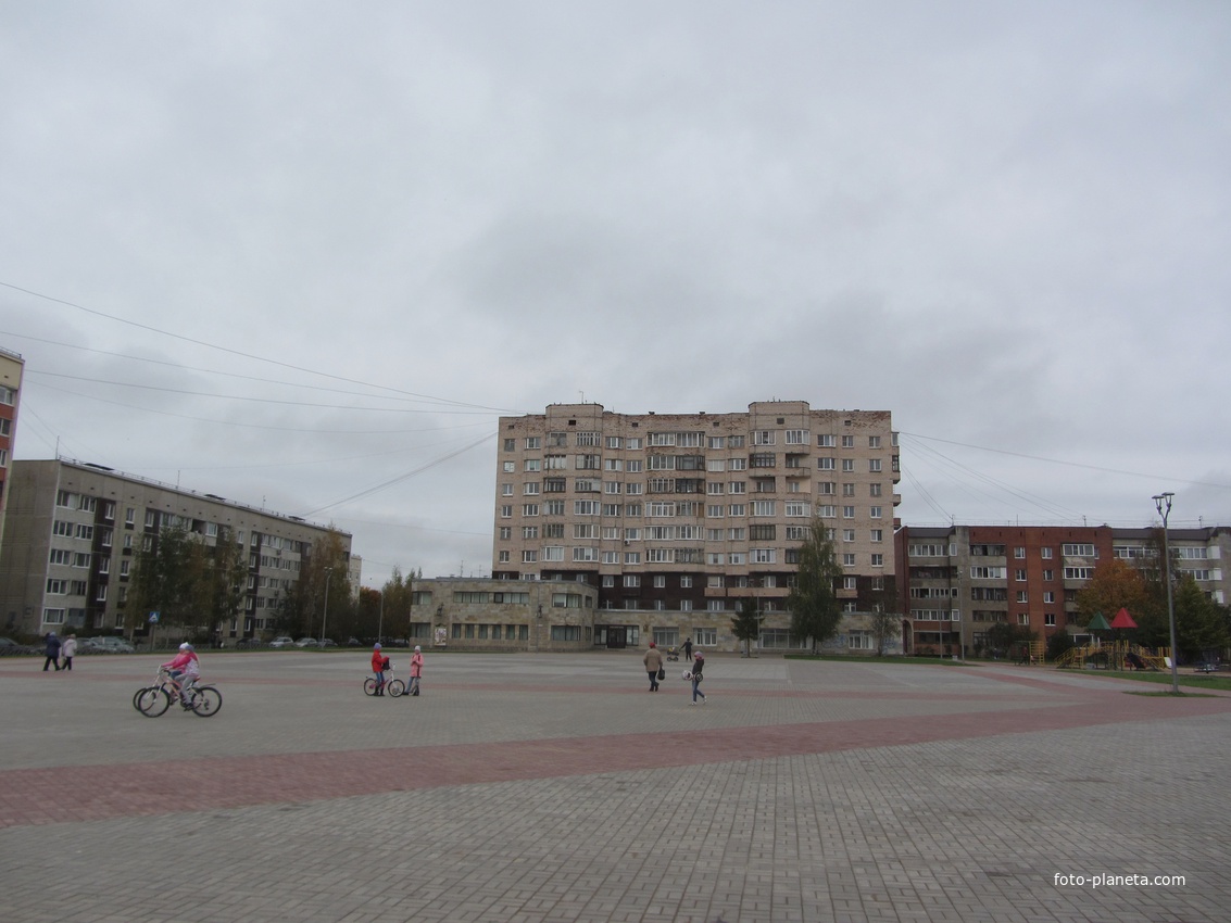 Гатчина, мкрн Аэродром, площадь Станислава Богданова