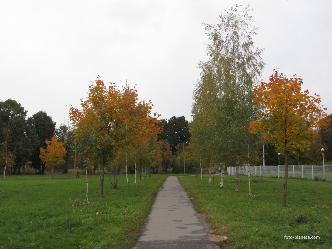 Дорожка к Балтийскому вокзалу в Гатчине