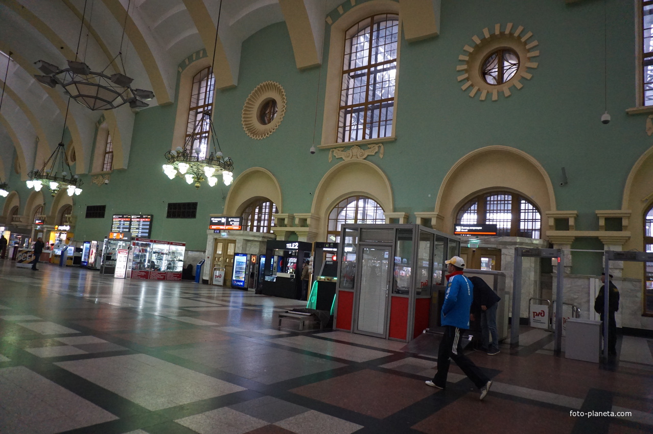 На Казанском вокзале.