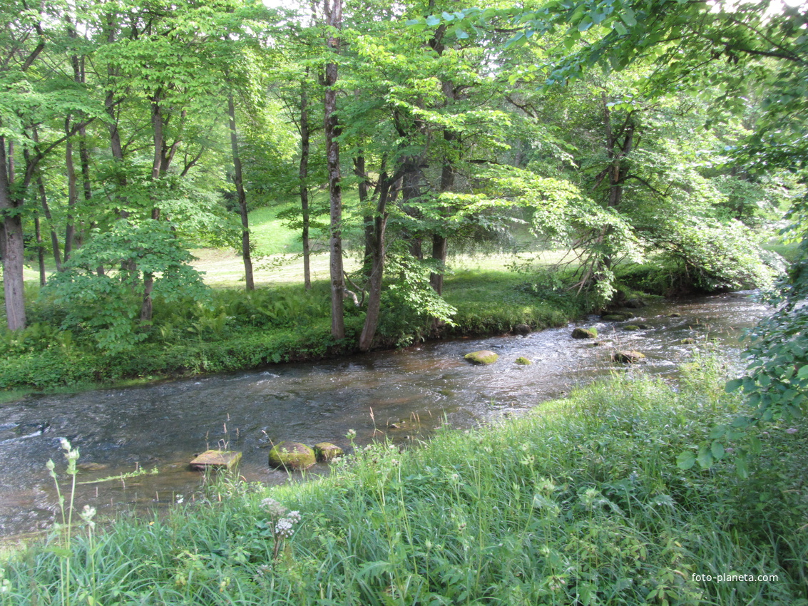 Речка Пюхайыги. Сад камней