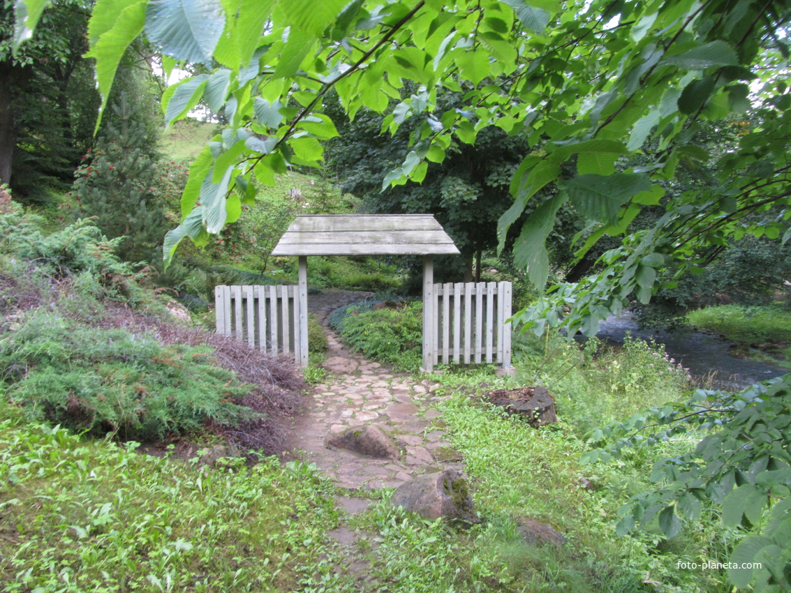 Сад камней Ворота в сад.