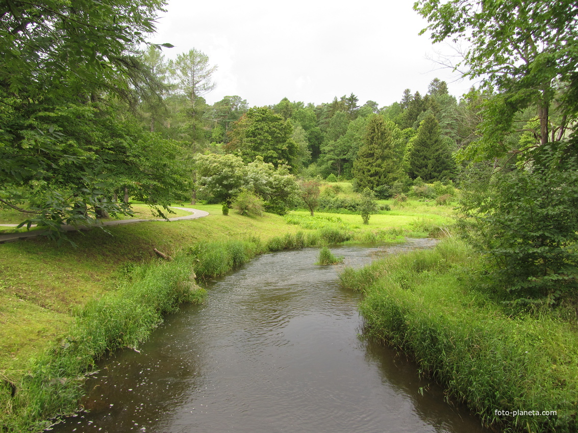 Река Пюхайыга в нижней части парка