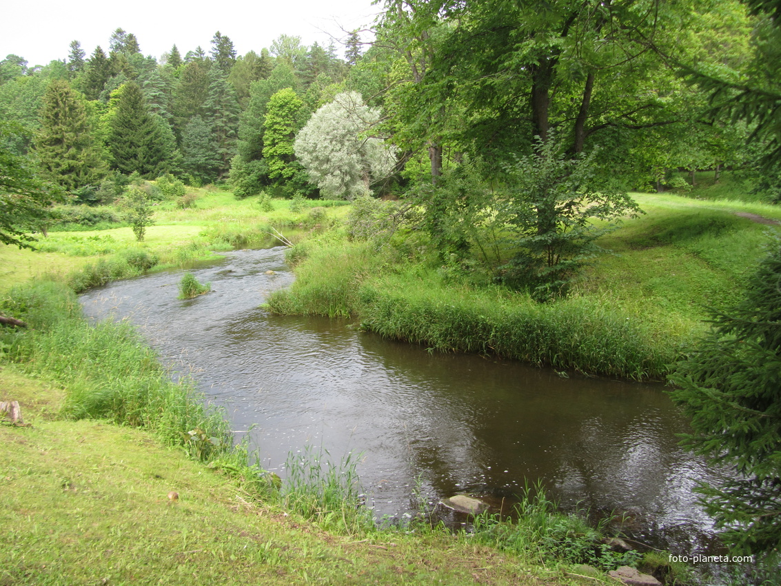 Река Пюхайыга в нижней части парка
