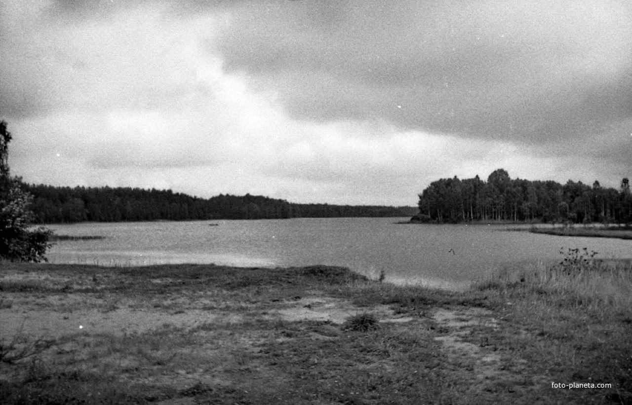1990г. Озеро Боруй,вид с Колпака.