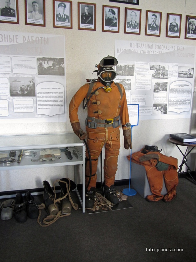 Кронштадский музей водолазного дела, экспонаты музея