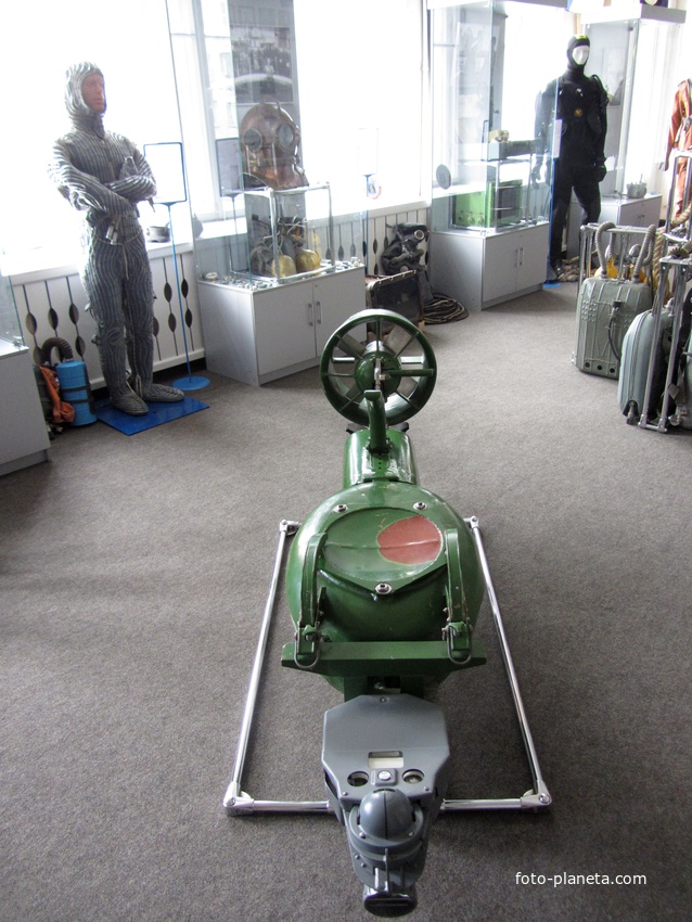 Кронштадский музей водолазного дела, экспонаты музея