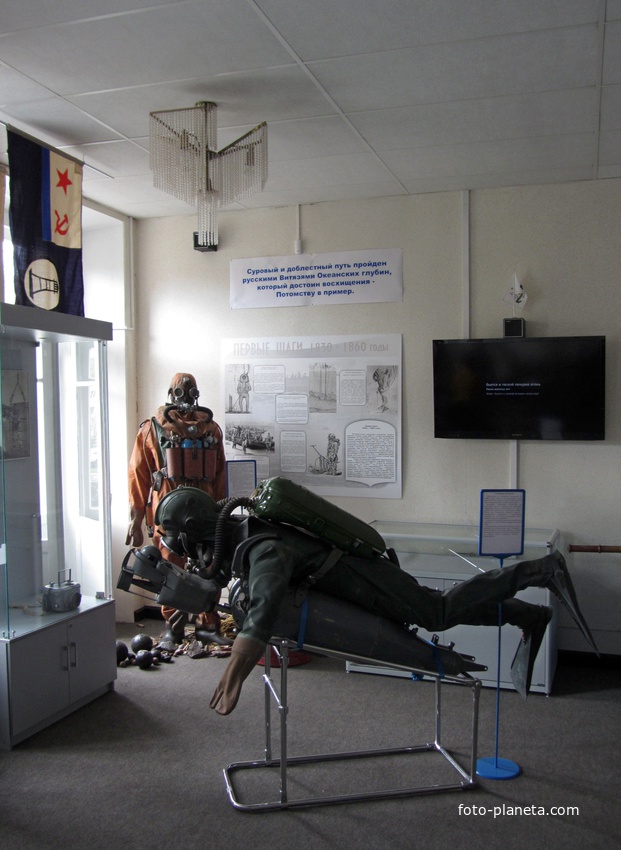 Кронштадский музей водолазного дела, экспонаты музея