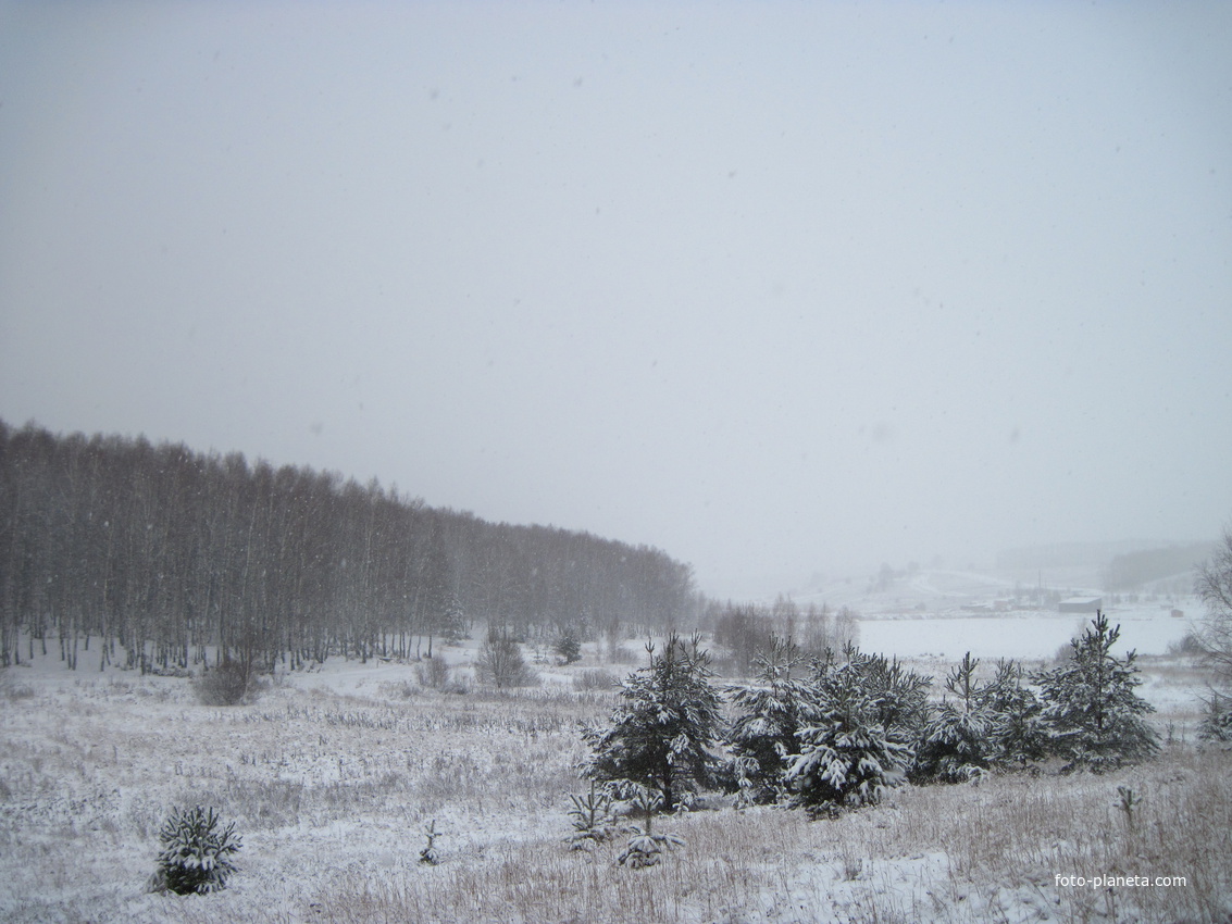 Берсениха,Гарной дол,первый снег