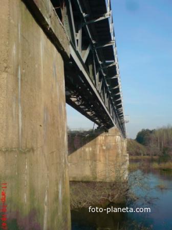 ЖД мост на участке Гобики - Жалынец