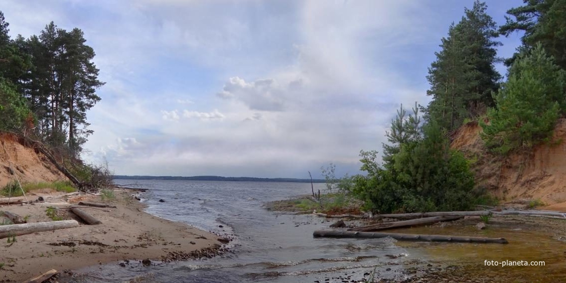 Горьковское море.  (  в близи села Пелегово )