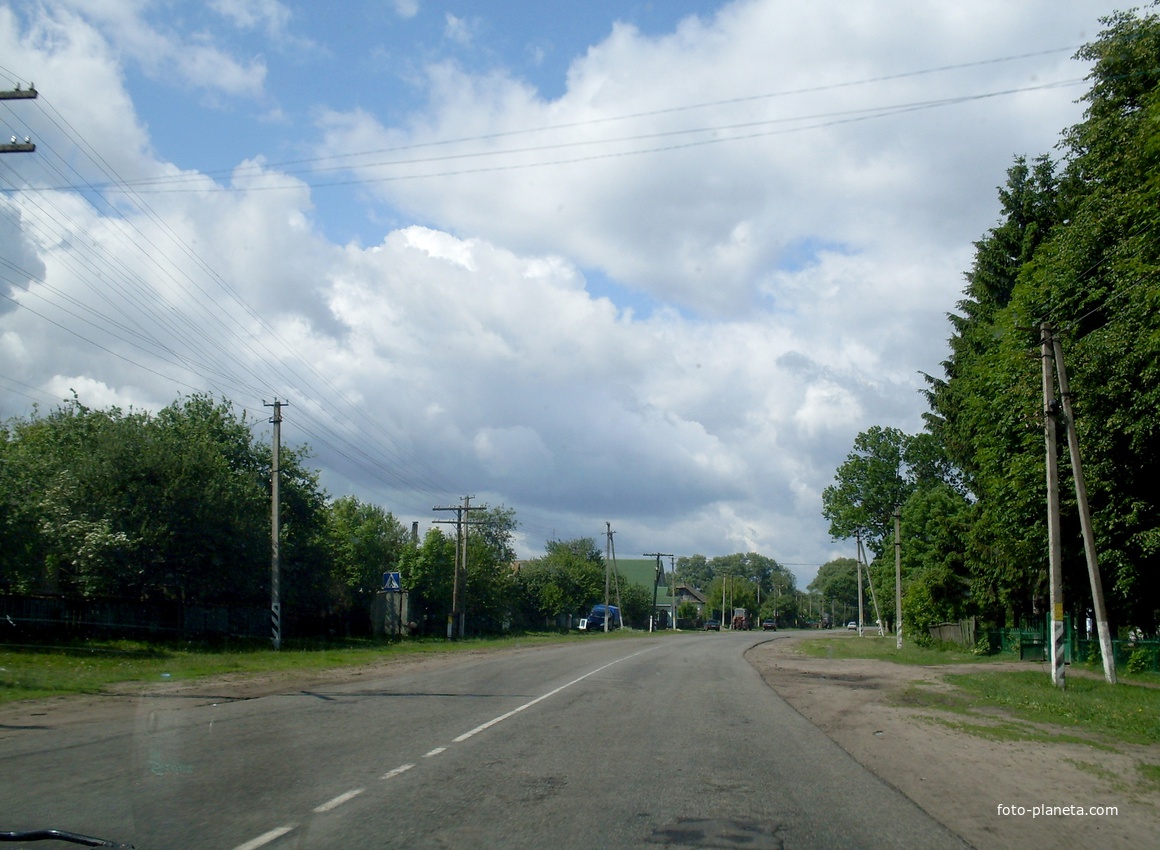 Дорога в сторону Чернигова