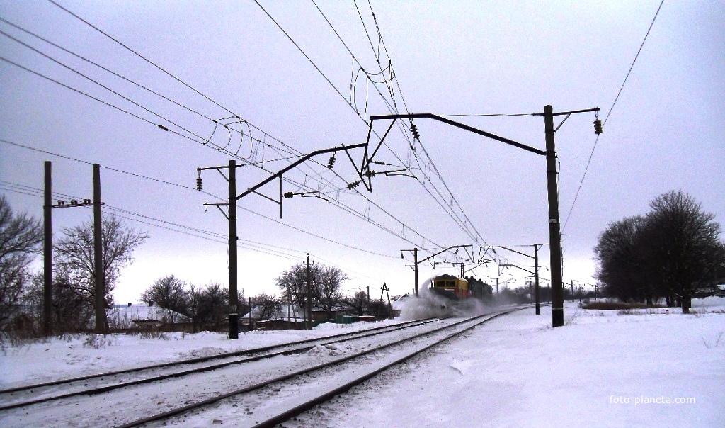 Розчистка залізничної колії  по Кам&#039;янці.