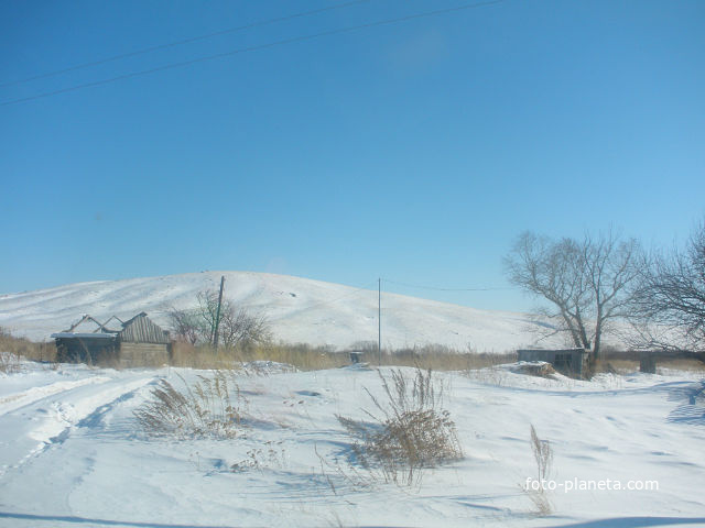 Зима ,в селе Граниковка