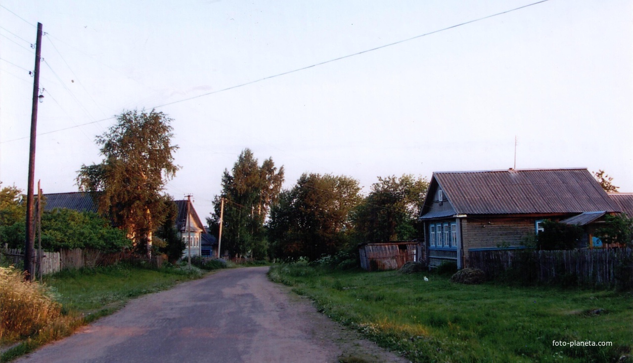 Лутовёнка, Центральная улица, справа дом  Козлова Дмитрия