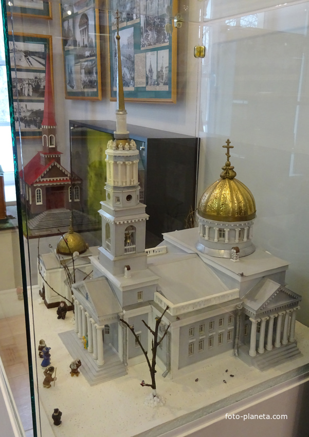 Музей истории Кронштадта. Макет собора Андрея Первозванного