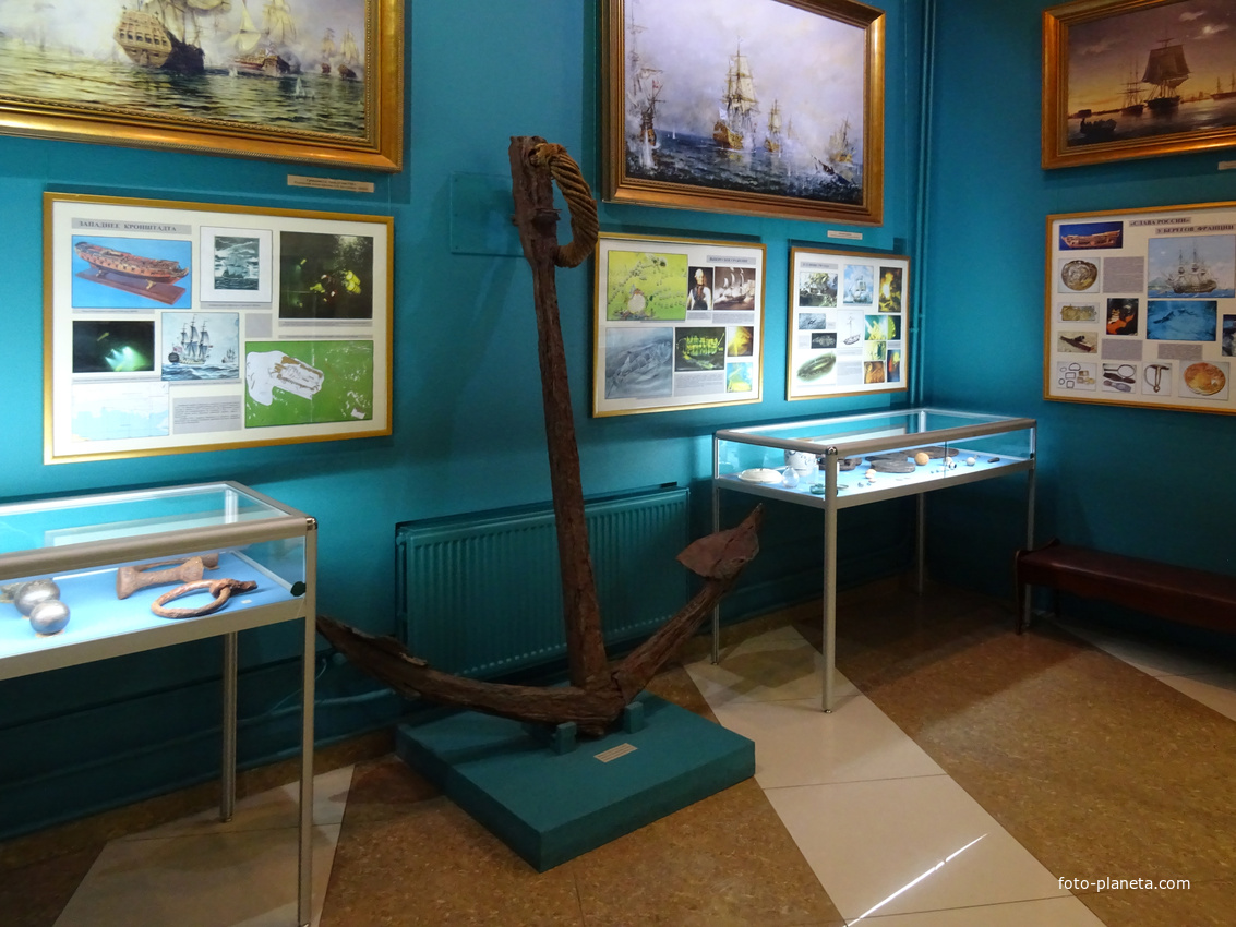 Музей истории Кронштадта. Экспозиции подводной археологии.