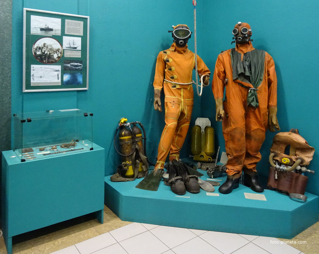Музей истории Кронштадта. Экспозиции подводной археологии.