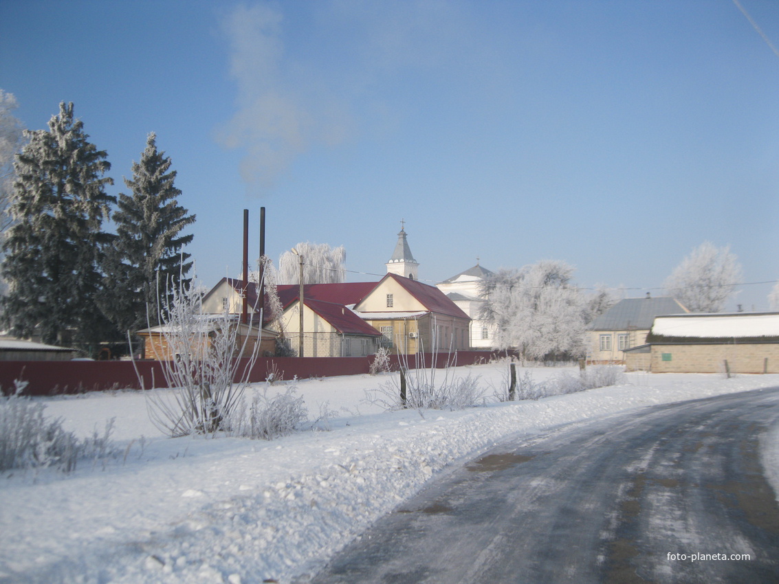 Зимнее утро в Вертиевке.