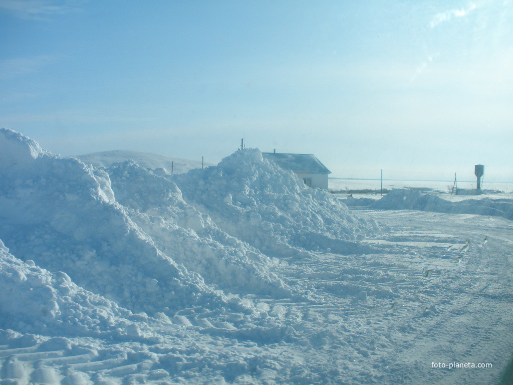 Зима ,в селе Граниковка.