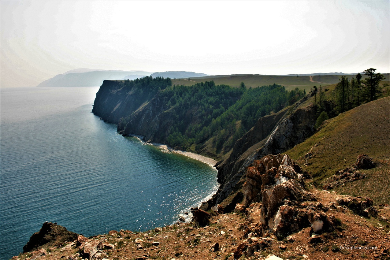 Байкал. Залив Шунтэ. Северо-восток Ольхона.
