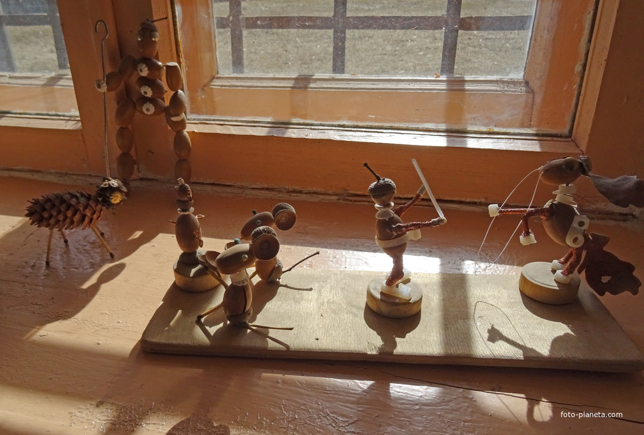 В музее-усадьбе &quot;Рождествено&quot;. Детские поделки.