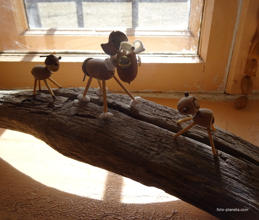 В музее-усадьбе &quot;Рождествено&quot;. Детские поделки.