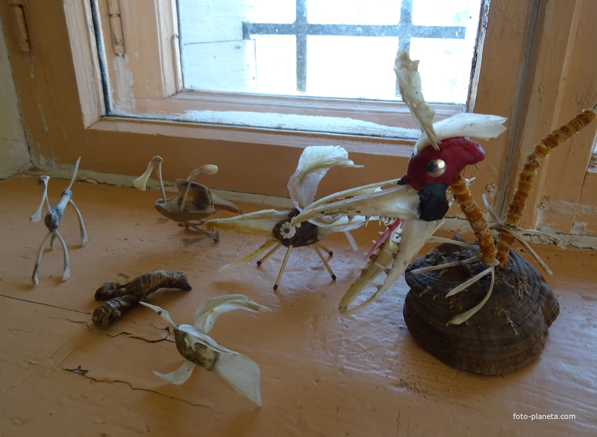 В музее-усадьбе &quot;Рождествено&quot;. Детские поделки.