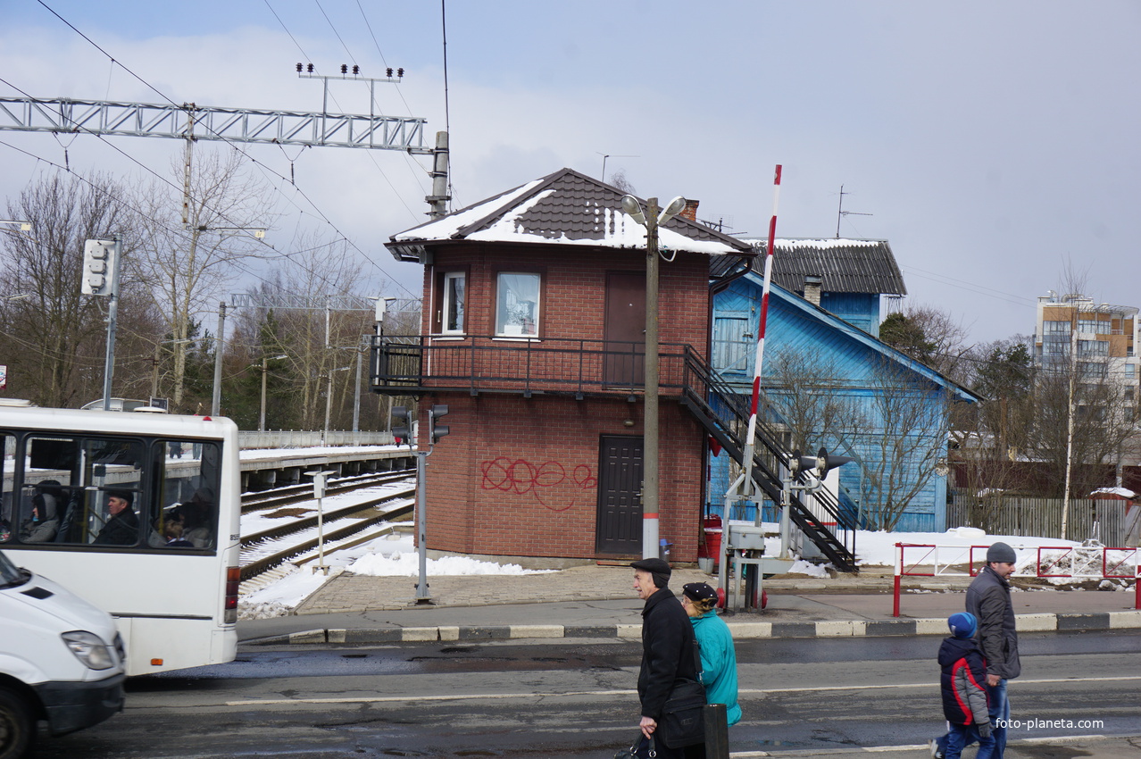 Охраняемый Ж/Д переезд.