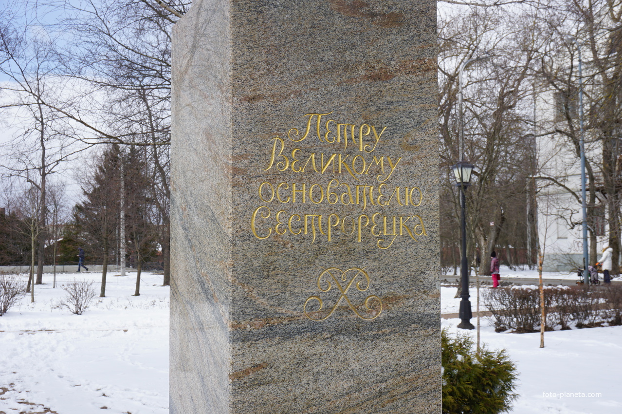 Фрагмент памятника Петру1.