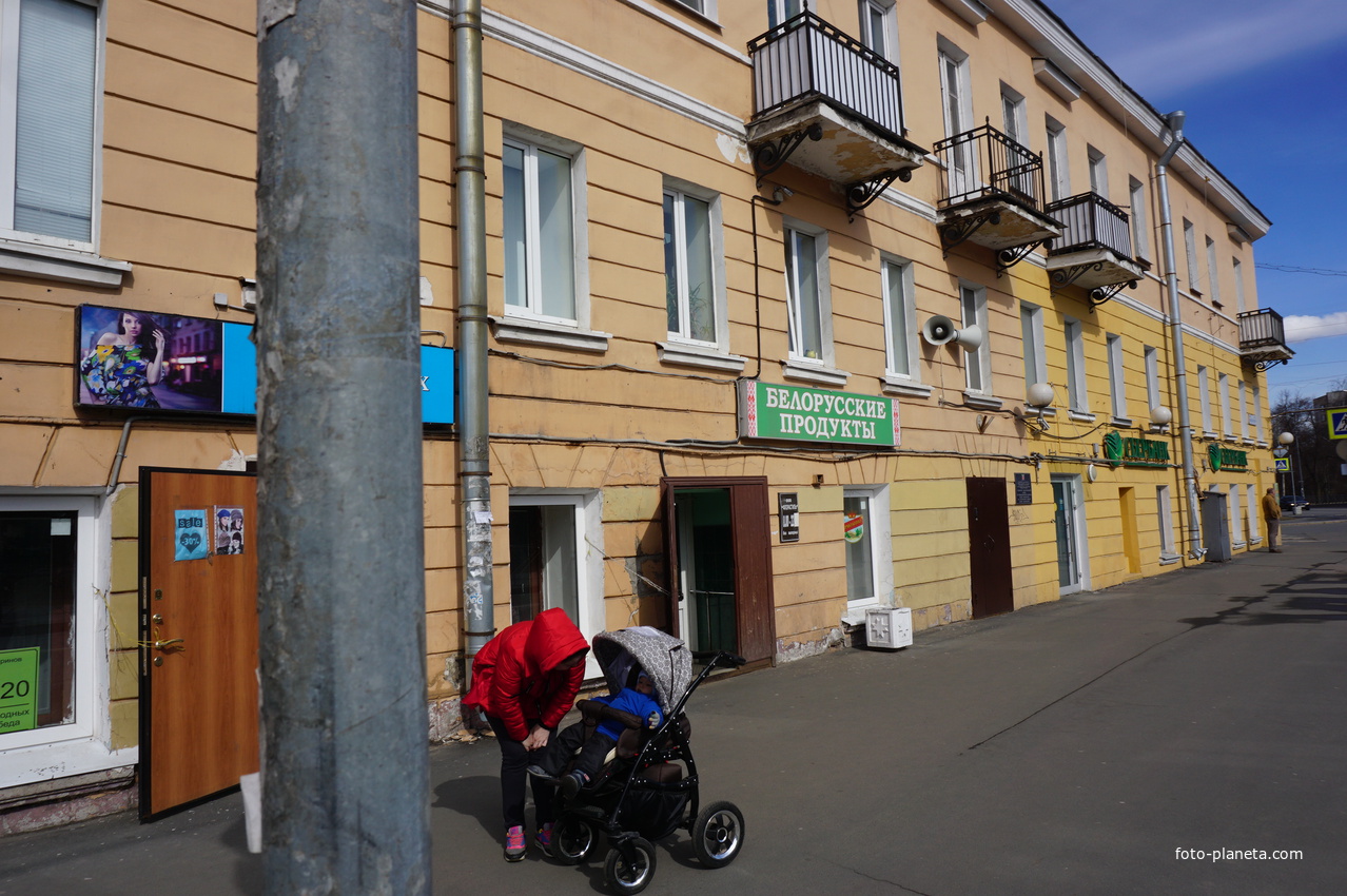 На улице Володарского.